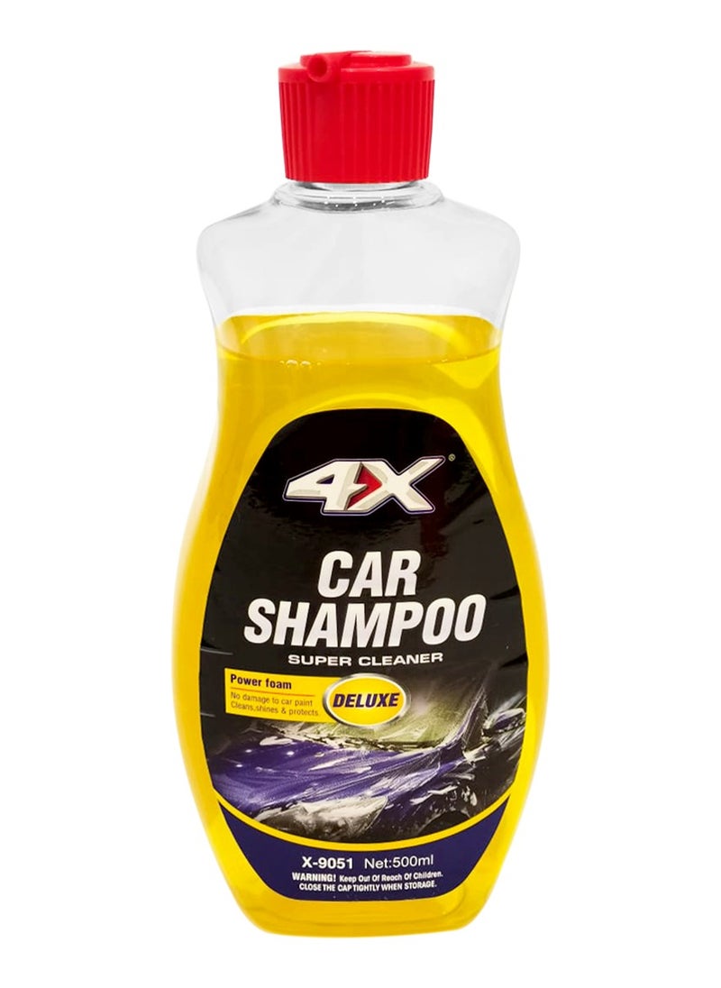 4x 4X Advanced Formula Car Shampoo, High-Efficiency Super Cleaning Solution with Power Foam Action-500ml  - Image 2