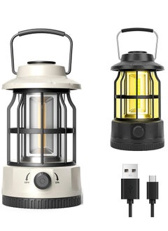 ماركة غير محددة فانوس التخييم LED مع إعادة شحن USB و Stepless Dimmer - ضوء محمول مقاوم للماء لصيد الأسماك والمشي لمسافات طويلة وحالات الطوارئ الخارجية والتخييم ، وسطوع قابل للتعديل لإضاءة موثوقة  - Image 1