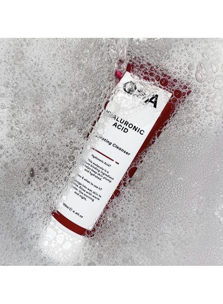 Q+A Hyaluronic Acid Facial Cleanser Hydrates, Cleanses And Smoothes Skin, Instead Of Feeling Dry-125ml - Image 4
