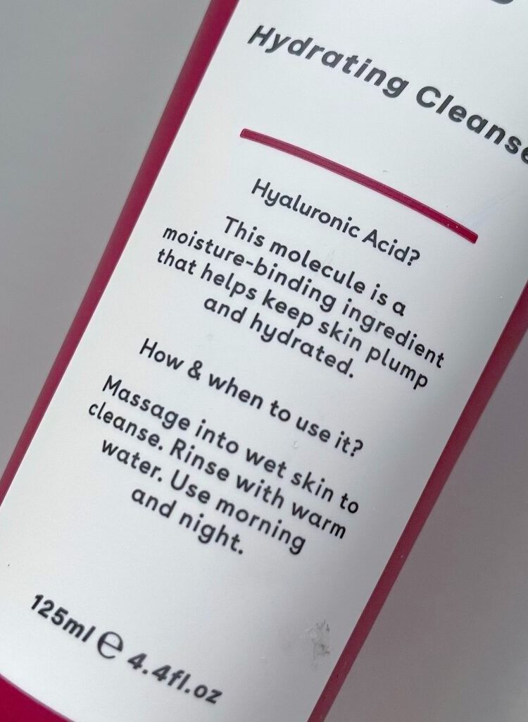 Q+A Hyaluronic Acid Facial Cleanser Hydrates, Cleanses And Smoothes Skin, Instead Of Feeling Dry-125ml - Image 5