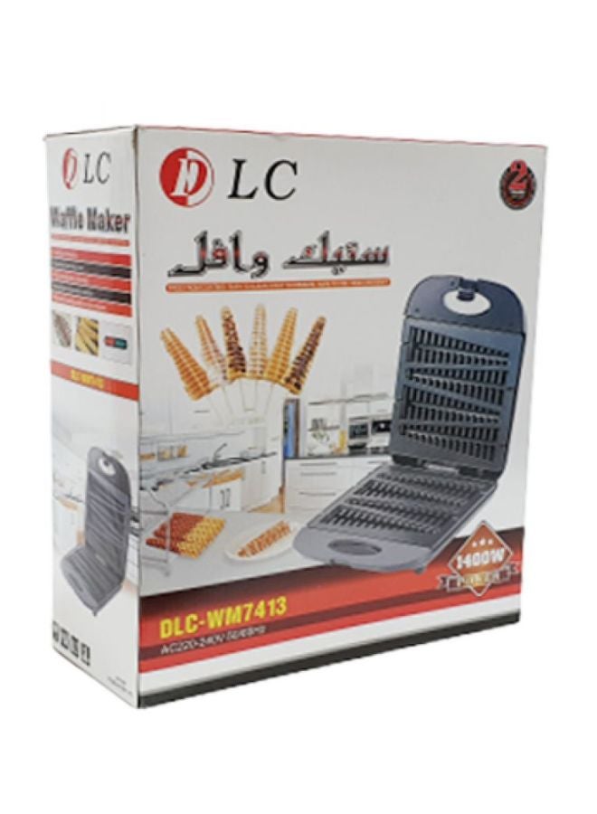 DLC Electric Waffle Maker 1400W 1400 W DLC-WM7413 Black - Image 2