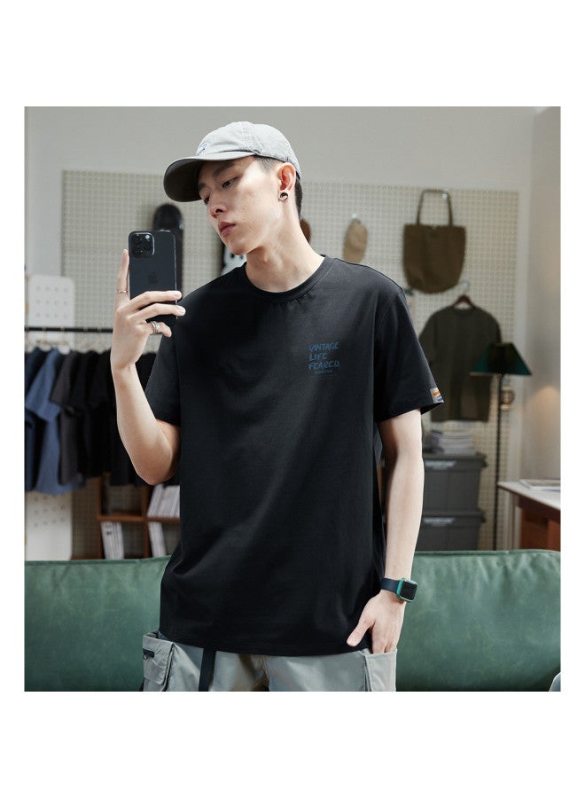 TonLion 2025 Summer Men's Short Sleeve Round Neck T-shirt - Cooling Tee For Men - Image 5