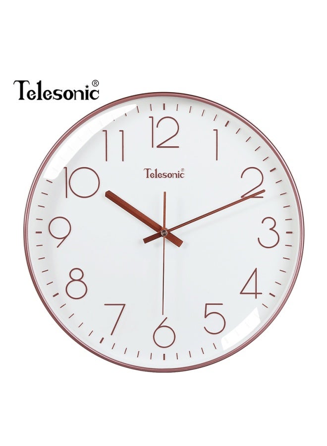 Telesonic Telesonic Wall Clock, Living Room Clock, Model, Home Use, No Drilling Required, Wall-mounted, 3d High-end Quartz Clock - Image 1