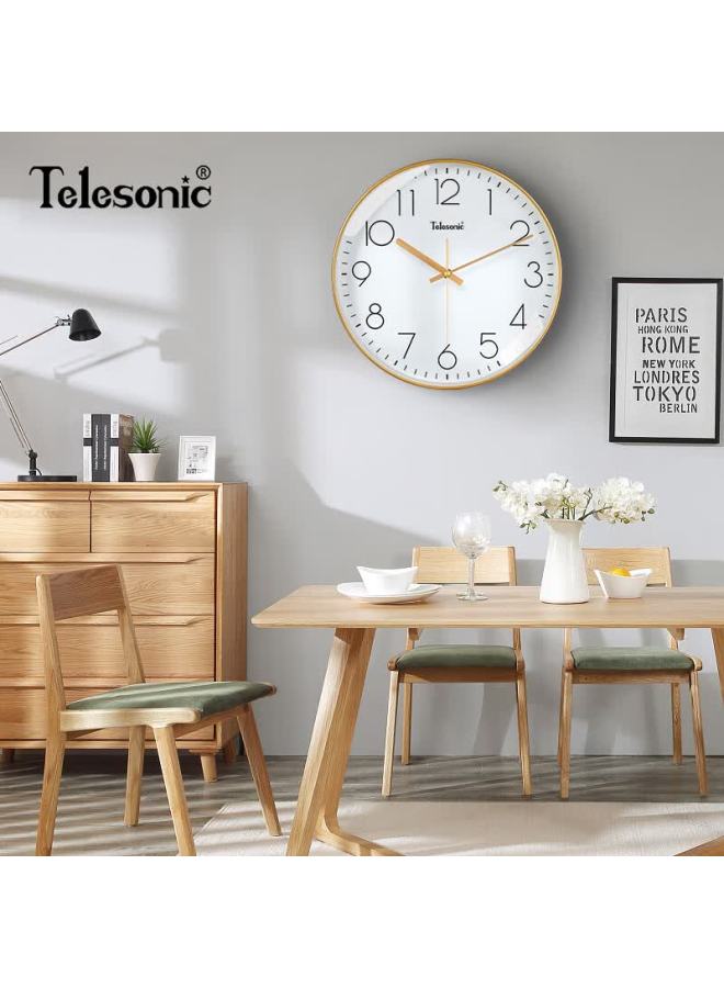 Telesonic Telesonic Wall Clock, Living Room Clock, Model, Home Use, No Drilling Required, Wall-mounted, 3d High-end Quartz Clock - Image 2