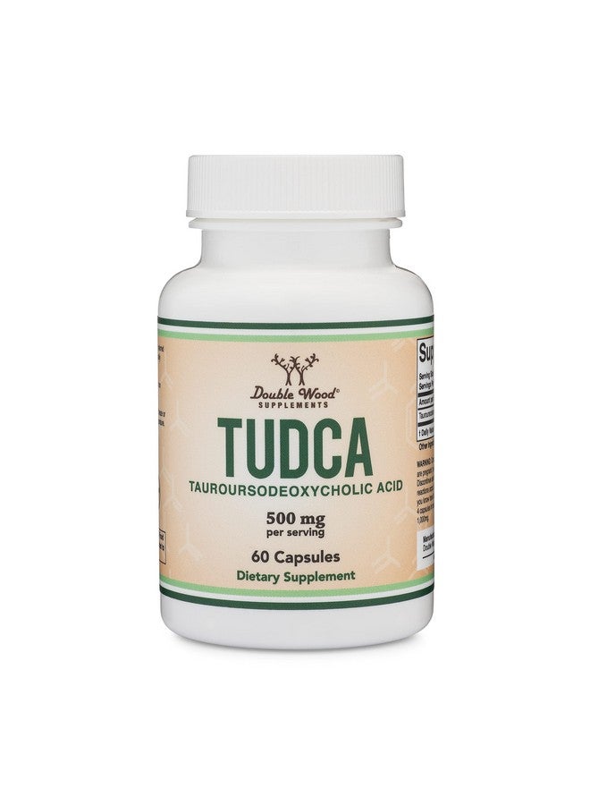 Double Wood Supplements مكمل دعم الكبد بملح الصفراء تو دي سي إيه 500 ملغ لتنظيف الكبد والمرارة (60 كبسولة 250 ملغ) حمض الصفراء الأصلي تو دي سي إيه بطعم مر قوي من دابل وود - Image 5