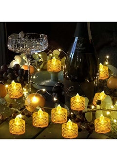 Yoawllty 24 Packs Flameless LED Tea Lights Candles Battery Operated, Electric Candles Tea Lights for Votive, Aniversary, Wedding Centerpiece Table Decor  - Image 5
