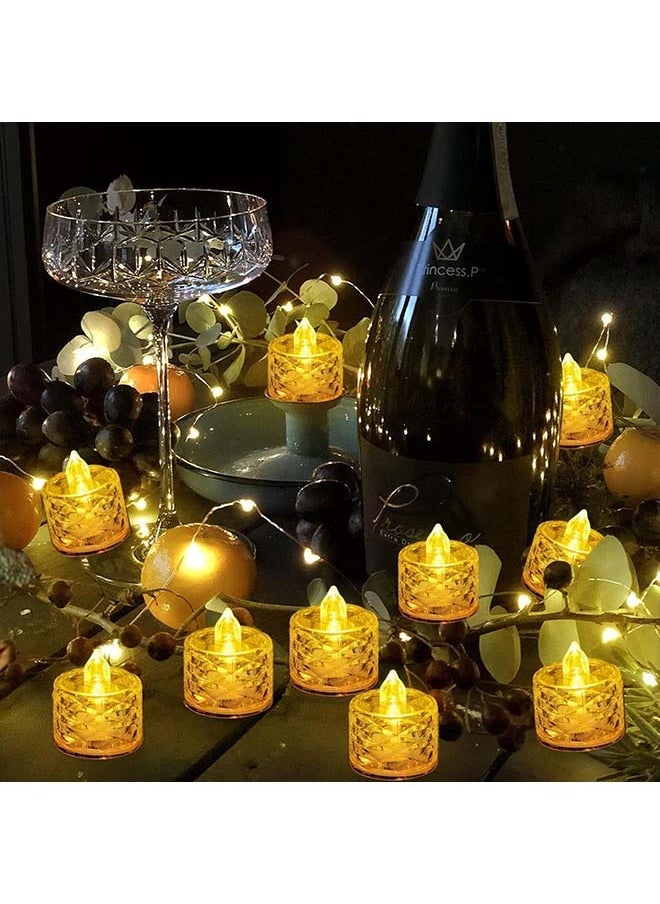 Yoawllty 24 Packs Flameless LED Tea Lights Candles Battery Operated, Electric Candles Tea Lights for Votive, Aniversary, Wedding Centerpiece Table Decor  - Image 5
