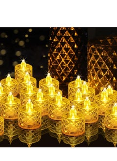 Yoawllty 24 Packs Flameless LED Tea Lights Candles Battery Operated, Electric Candles Tea Lights for Votive, Aniversary, Wedding Centerpiece Table Decor  - Image 3