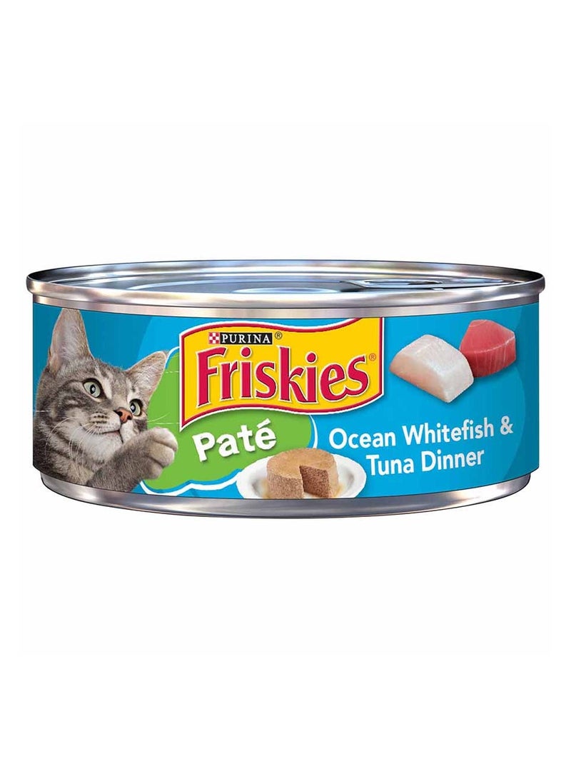 PURINA فريسكيز شريدز مع سمك أبيض من المحيط وتونة في صلصة طعام رطب للقطط - Image 1
