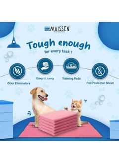 Maissen Pet Dry Sheet Small- Pink | Size-70Cm X 50Cm | for All Pets | Waterproof Reusable Pee Pads for Dogs | Cat Mat | Washable Pet Dry Sheet | Training Pads for Dogs | Odor Remover | Quick Dry - pzsku/Z4A08C83055EA51110AF4Z/45/_/1737721275/71945b9e-931c-4af0-b487-4beeb995656a