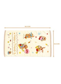 Baby'S Cotton One Sided Terry Absorbent Cute Bunny Super Soft Towel 89 By 50.8 Cms Yellow - pzsku/Z4A08D82CE10BD9ACEA78Z/45/_/1692786125/e1f91612-d311-4b88-91fd-e5d71e55c172