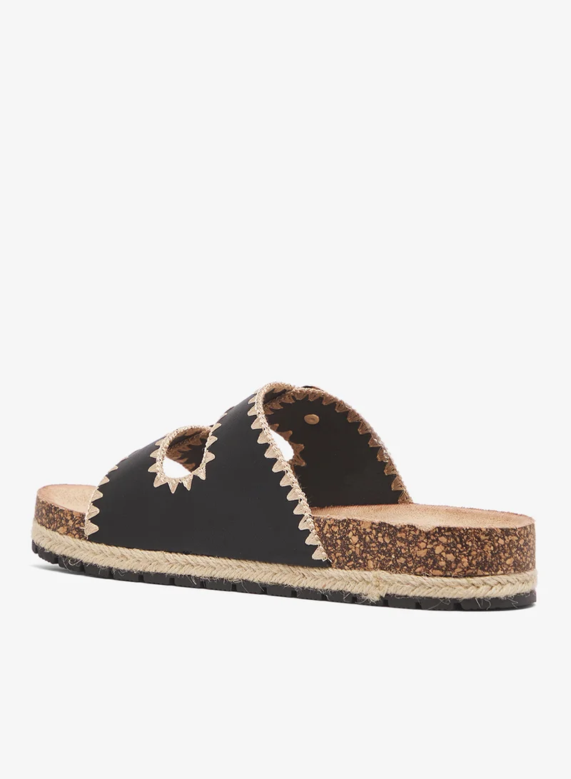 DOWN TO EARTH Casual Flat Sandal