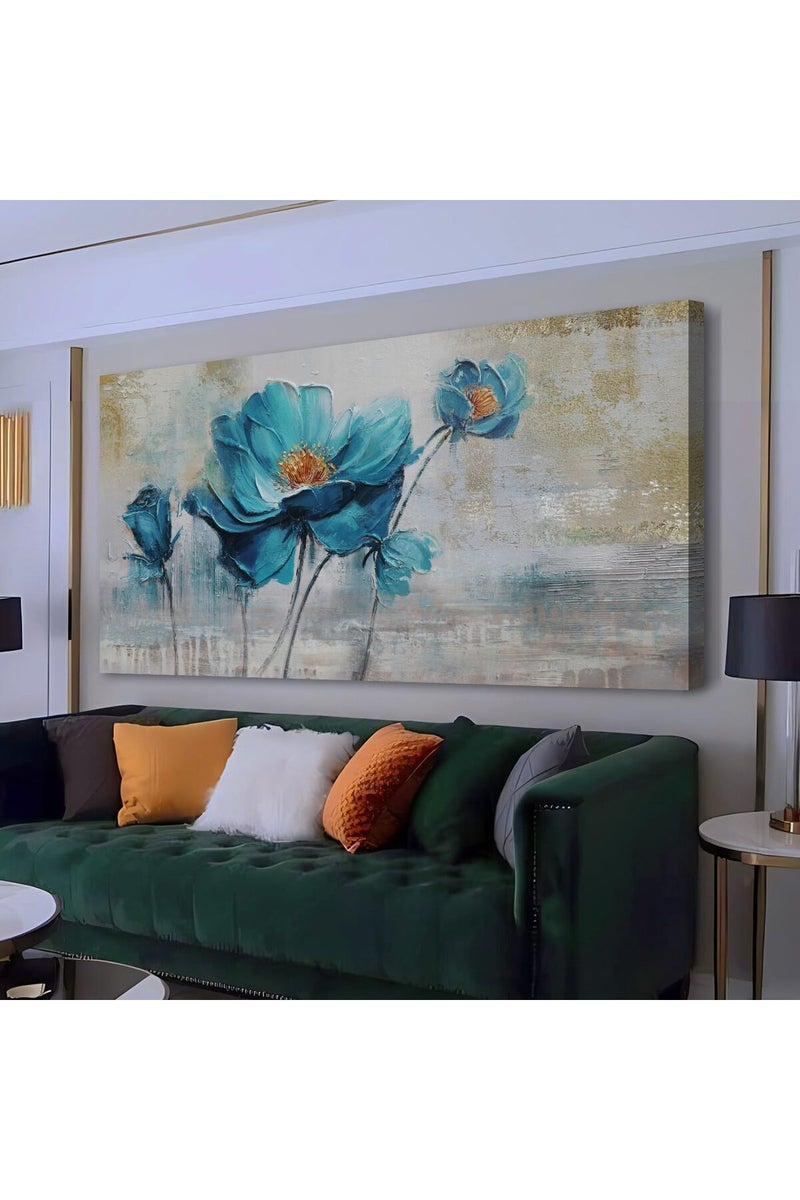 EMODA Vintage-Style Minimalist Canvas Artwork 60x120 cm – Personalized Wrap Framed Decor - Image 2
