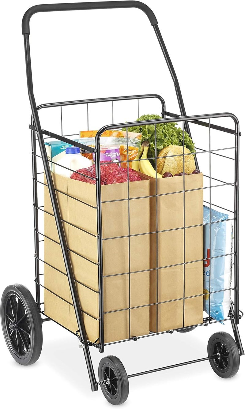 Whitmor Deluxe Utility Cart, Extra Large, Black - Image 2