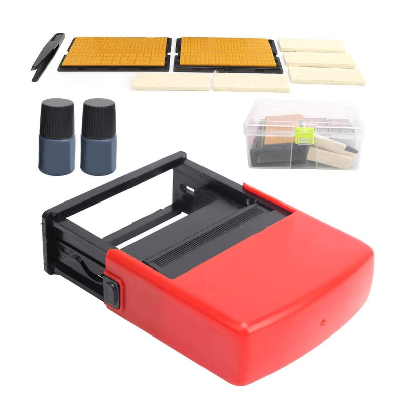 Manual Expiration Date Stamp Machine With Black Ink Roller For Industrial Coding - Image 3