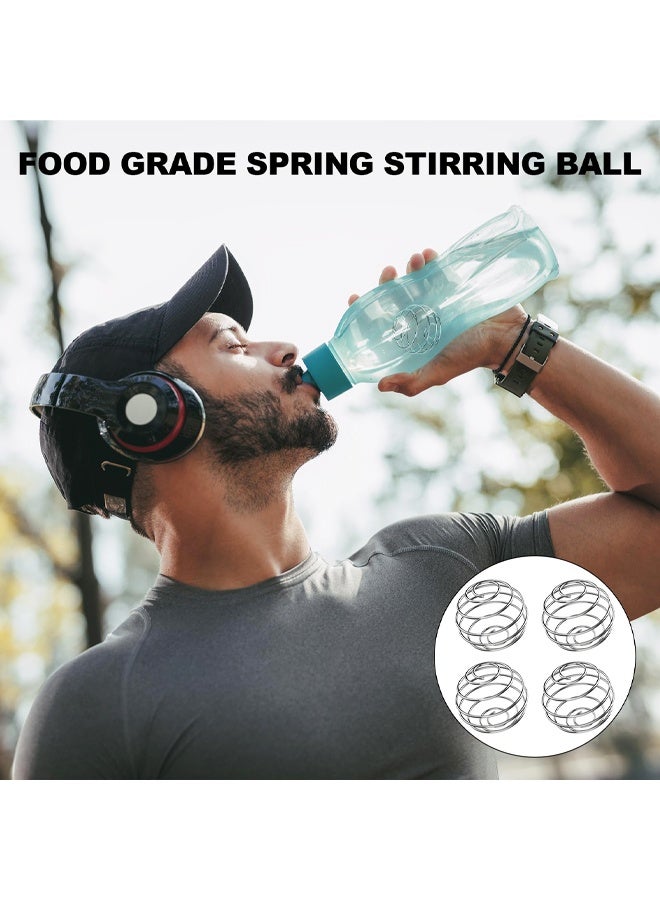 2Pcs Stainless Steel Bottle Mixer Ball, Shaker Balls, Protein Shaker Ball, Blender Balls for Mixer Bottles, Wire Whisk Ball, Mixing Balls for Protein Shakes Formula - Image 4