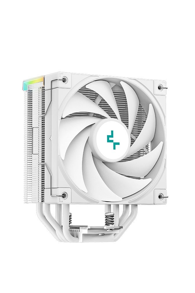 DEEPCOOL AK400 Digital WH CPU Air Cooler, 120mm FDB PWM Fan, Real-Time LCD Display for CPU Temperature & Usage, ARGB Lighting, 220W TDP, LGA1851/1700/1200/115x & AM5/AM4 Compatible, Quiet High-Performance Cooling, White | R-AK400-WHADMN-G  - Image 3