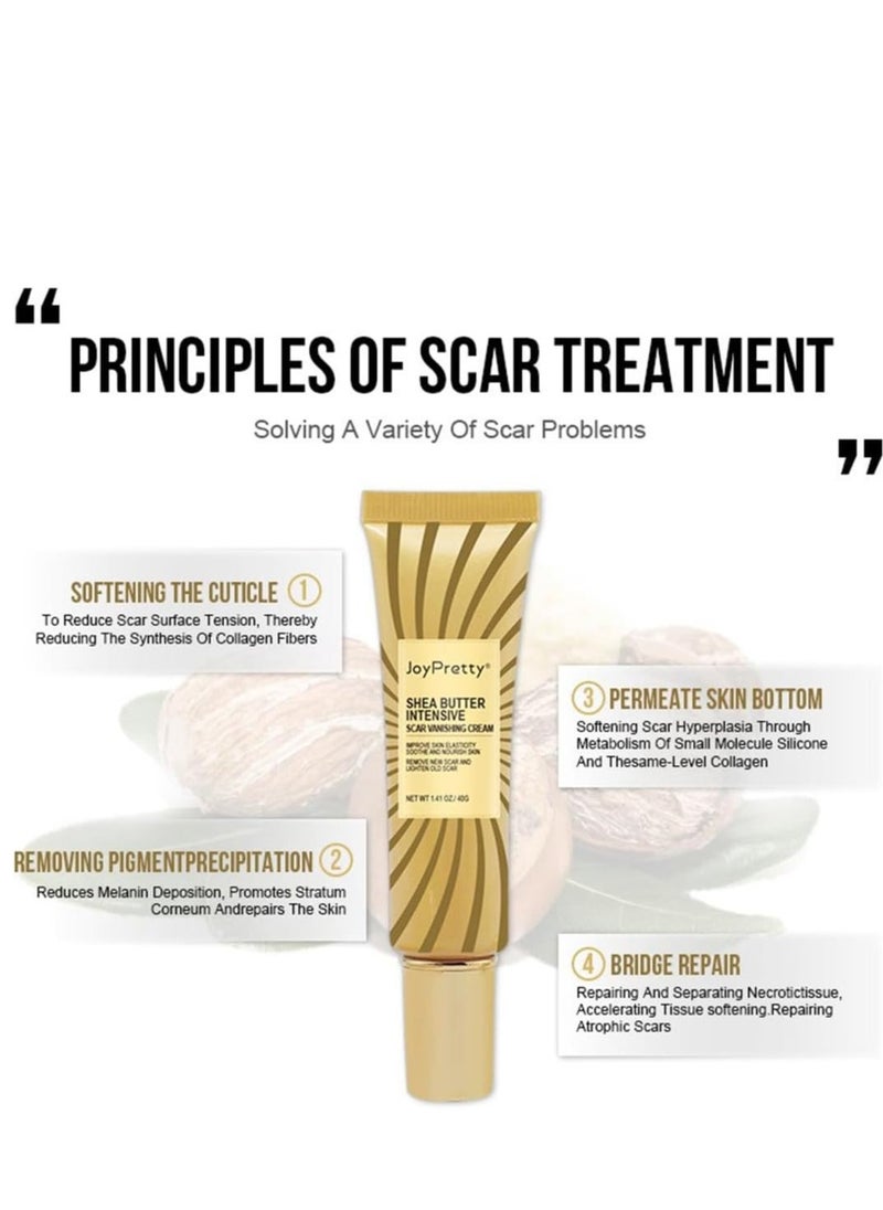 JoyPretty Shea Butter Intensive ,Scar Reducing Treatment, Intensive Repairing Scar Cream from Burns, Surgery 40g - Image 3