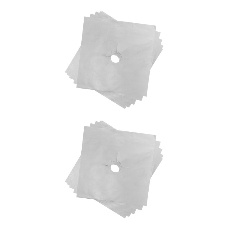 10 PCS Heavy Duty Oven Liners Universal Gas Stove Protector Pads ( ) - Image 1