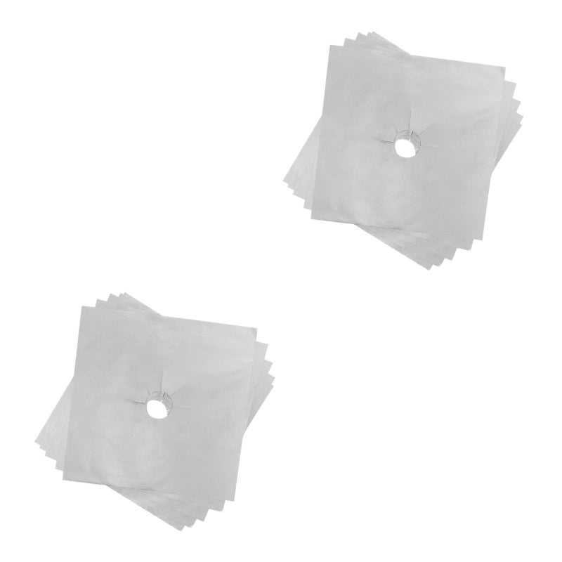 10 PCS Heavy Duty Oven Liners Universal Gas Stove Protector Pads ( ) - Image 5
