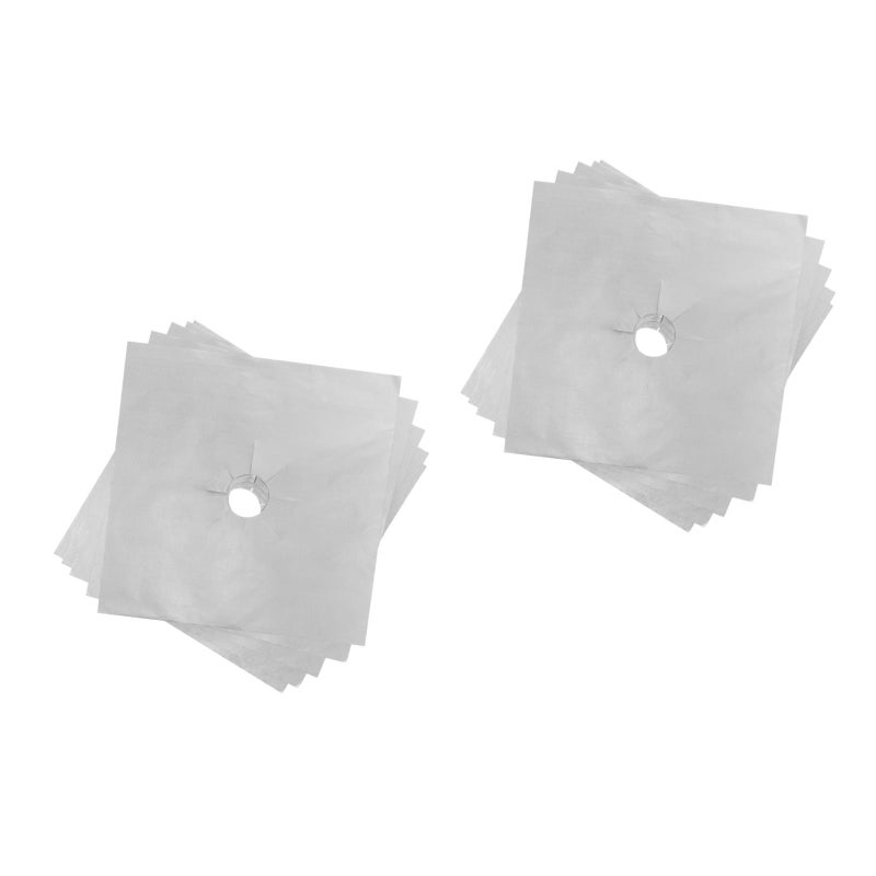 10 PCS Heavy Duty Oven Liners Universal Gas Stove Protector Pads ( ) - Image 2