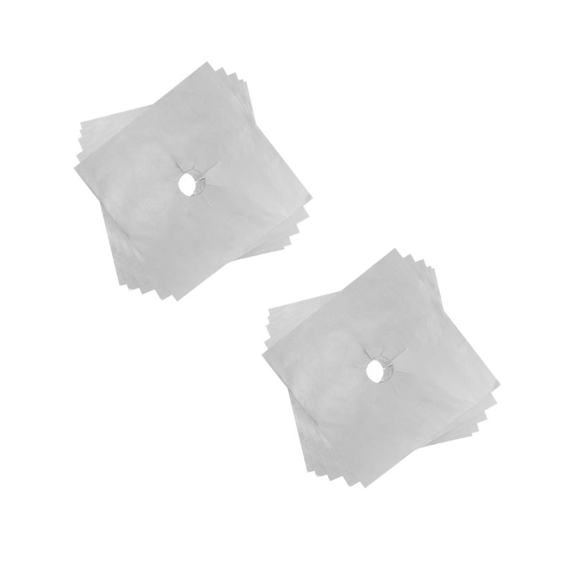 10 PCS Heavy Duty Oven Liners Universal Gas Stove Protector Pads ( ) - Image 4