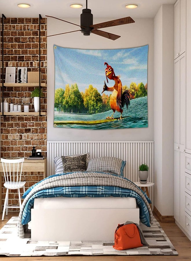 Cuiliqun Chicken Flag 3x5 Ft Funny Tapestry Flags for Bedroom Room Guys College Dorm Double Sided Cool Meme Flags Banners for Room Wall Art Decor - Image 4