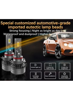 Lighting solutions Lighting Solutions 9005 Car Led Headlight Led Driving Light Headlamp Bulb All-in-one Conversion Kit 75W 6500K 3500LM 2pcs  - Image 3