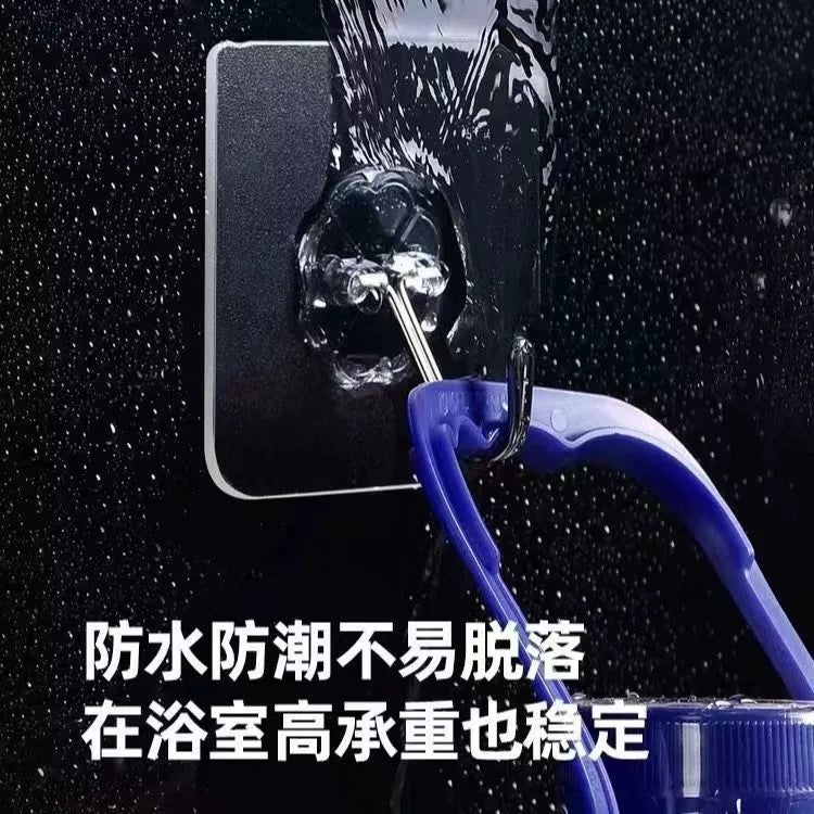 Seamless Adhesive Wall Hooks No-Drill Frame Hangers 60 silk hook [quality model]