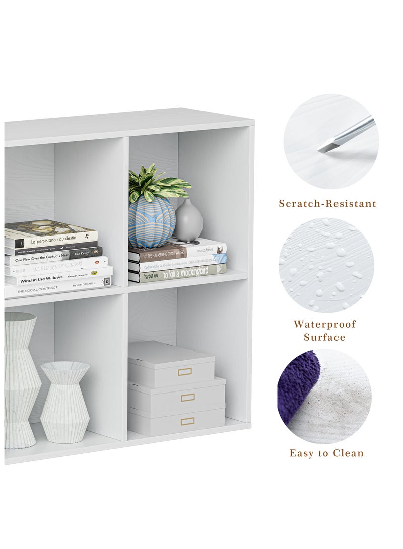 Chogori Wooden Cube Storage Organizer with Closed Back Panel, 11in Cube Shelf Opening, Bookshelf, Display Shelf,Closet Cabinet for Home and Office - Image 4