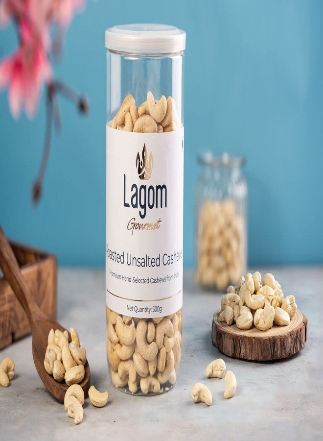 Lagom Gourmet Roasted Unsalted Cashew Nuts 1 kg|No Salt|No Oil Used|Dry Roasted To Perfection|No Preservatives|No Artificial Flavors|Gluten Free|Vegan|Plant Based|Non GmO|Nuts Dry Fruits|Kaju - Image 2