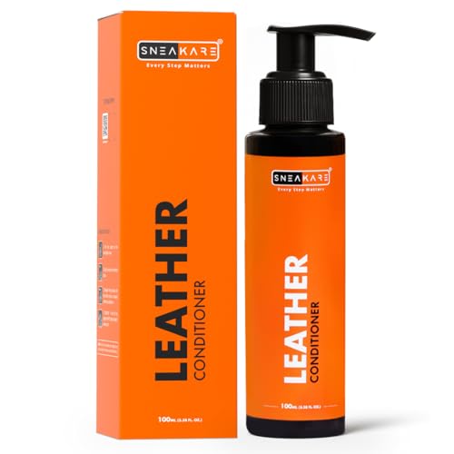 SNEAKARE 100ml Leather Conditioner for Shoes, Bags, Jackets - Leather Shoes Cleaner & Polish for Men & Women - Shoe Care Kit for Leather, Suede, Boot Polish, Shoe Shine & Protection - Image 1