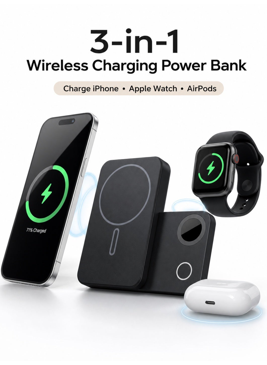نيوإكس Neox Magnetic Powerbank 15W 10000mAh
