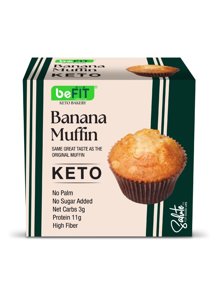BeFit Keto Salute Low Carbs Banana Muffin - Image 1