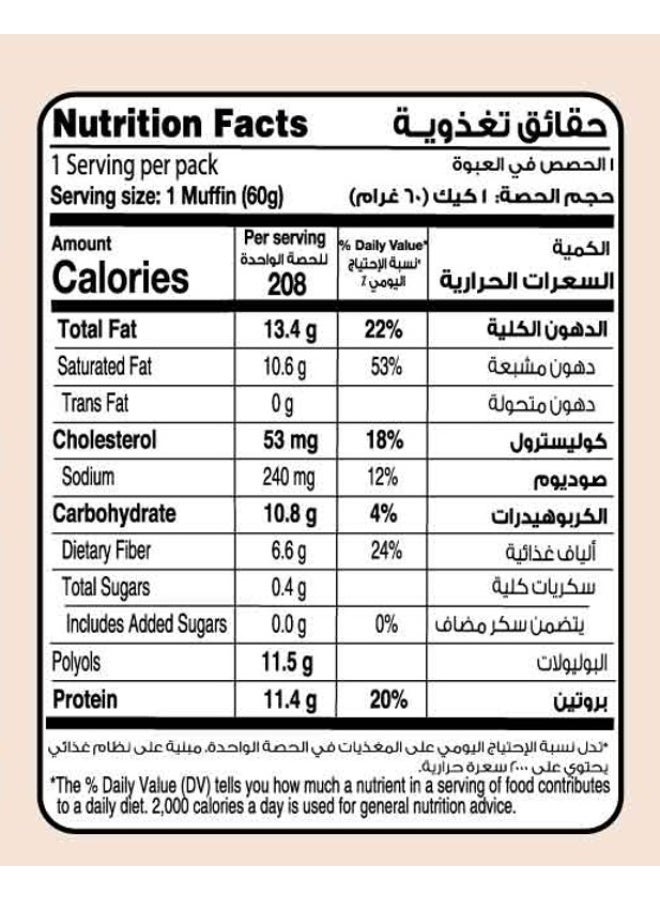 BeFit Keto Salute Low Carbs Banana Muffin - Image 2