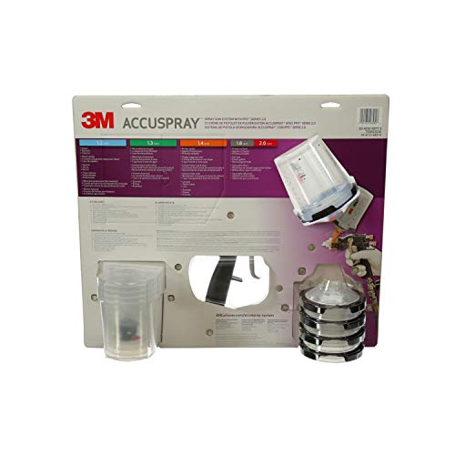 3M Accuspray Paint Spray Gun System with PPS 2.0, 26580, Standard, 22 Ounces, Use for Cars, Furniture, Cabinets and More, 1 Paint Gun,1 Paint Cup,5 Disposable Lids and Liners,5 Nozzles,3 Sealing Plugs - Image 5