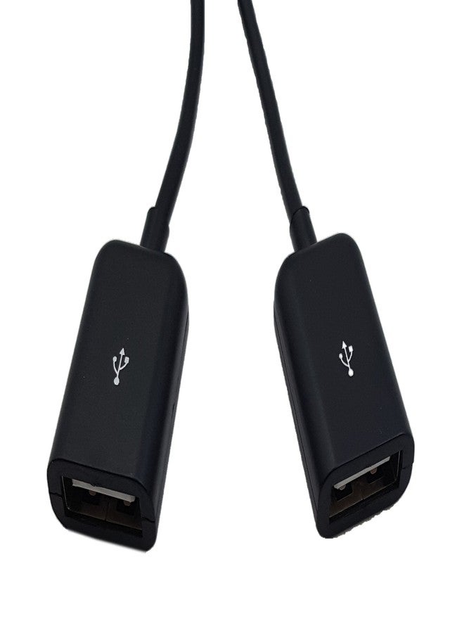 zdyCGTime zdyGCTime Micro USB Host Cable,Micro USB Male to 2X Type A Dual USB Female OTG Adapter Converter Hub for Android Tablet Pc and Smart Phone Black - Image 4