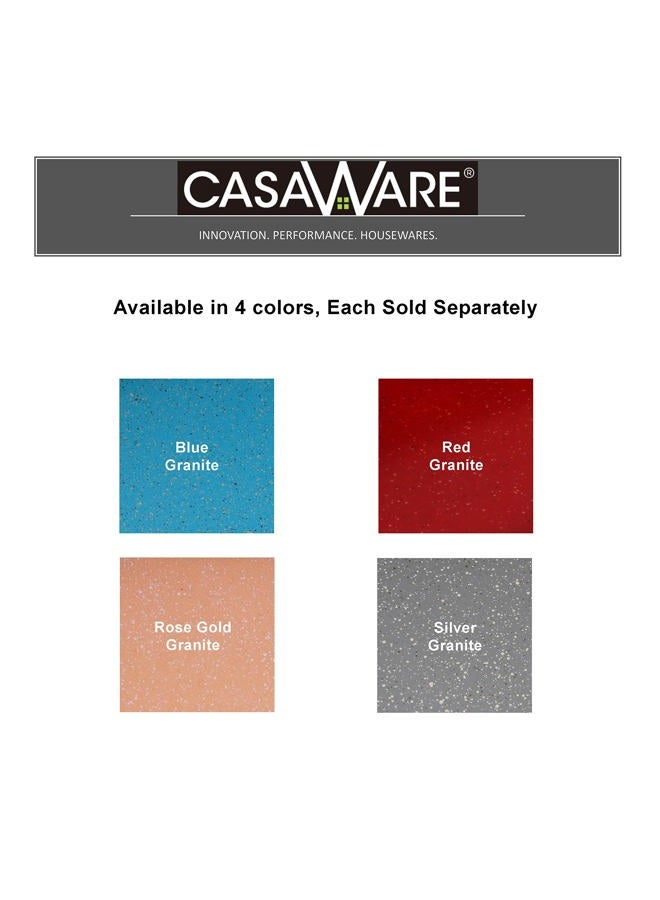 casaWare Toaster Oven Baking Pan 7 x 11-inch Ceramic Coated Non-Stick (Red Granite) - Image 5