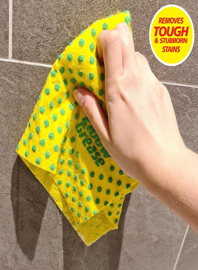 Elbow Grease Power Cloths with Scrub Dots Reusable Super Absorbent Pack of 7 - Image 5
