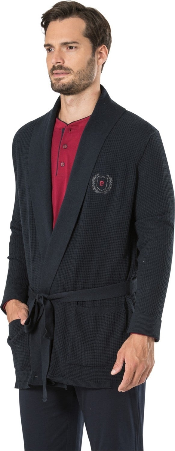 pierre cardin 5595 Men's Dowery 5 Pack Rob Pajamas Set-Navy Blue  - Image 1