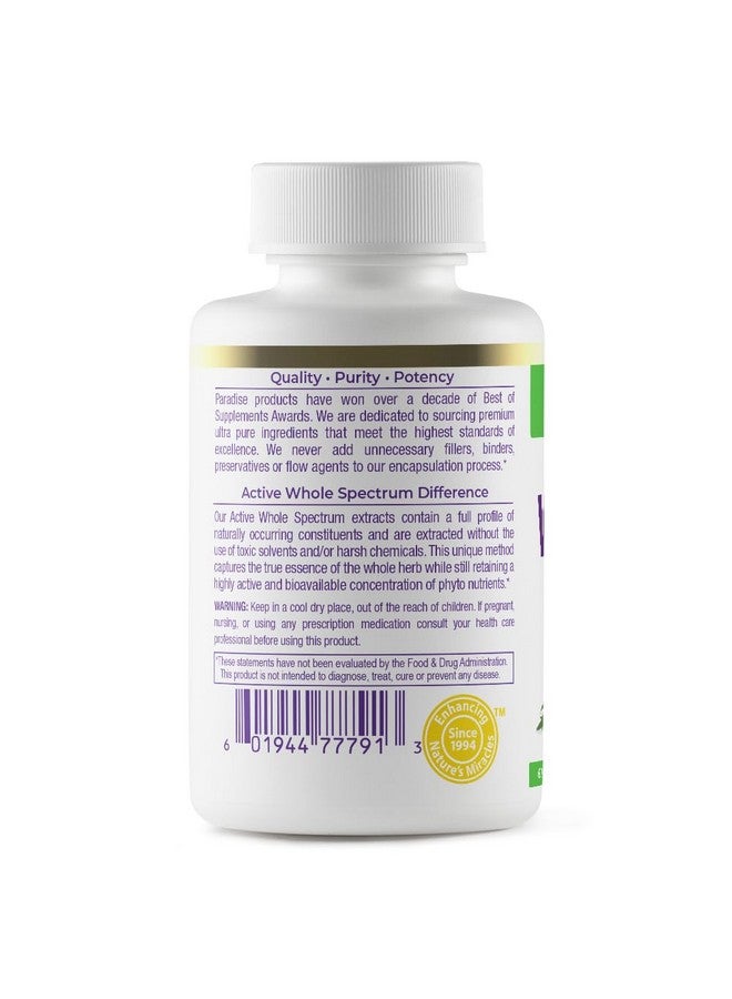 Paradise Herbs Valerian Root, European Sourced Active Whole Spectrum Extract, Vegan, Non-GMO, Gluten Free, 250 mg 60 Vegetarian Capsules - Image 3