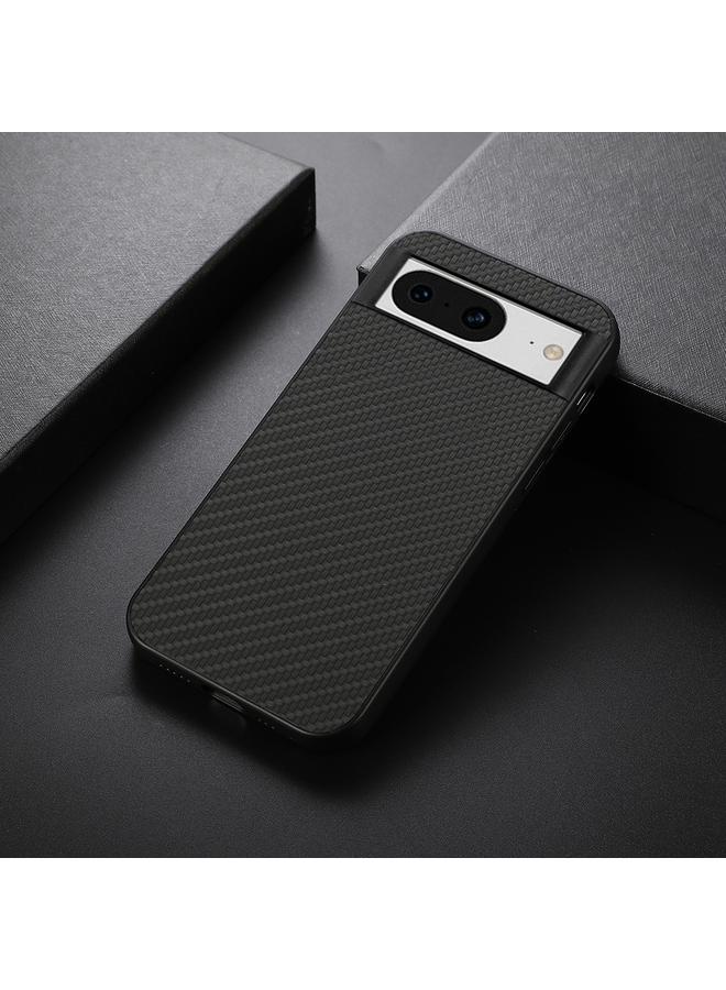 Green Tiger Case For Google Pixel 8 Carbon Fiber Texture PU Phone Case - Image 3