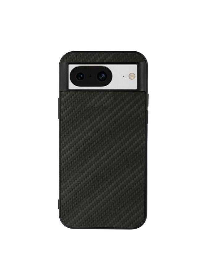 Green Tiger Case For Google Pixel 8 Carbon Fiber Texture PU Phone Case - Image 1