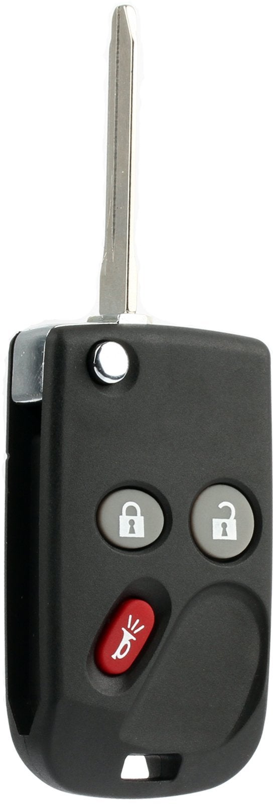 KeylessOption Keyless Entry Remote Control Car Flip Ignition Key Fob Replacement for LHJ011 - Image 2