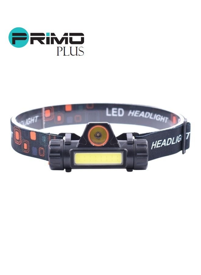 بريمو بلس مصباح رأس فائق السطوع قابل لإعادة الشحن ومقاوم للماء - Image 4