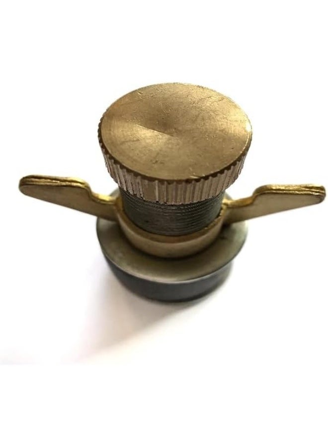 Biella Brass Cap Universal Drain Testing Plug For Air And Water Testing Of Drains And Sewers -50Mm-2 Inch - Image 2