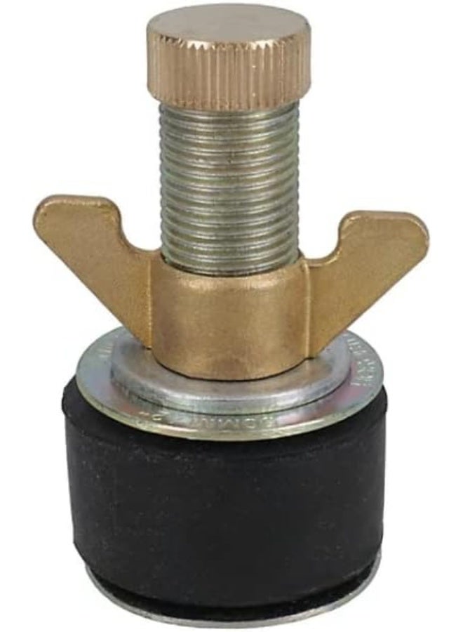 Biella Brass Cap Universal Drain Testing Plug For Air And Water Testing Of Drains And Sewers -50Mm-2 Inch - Image 1