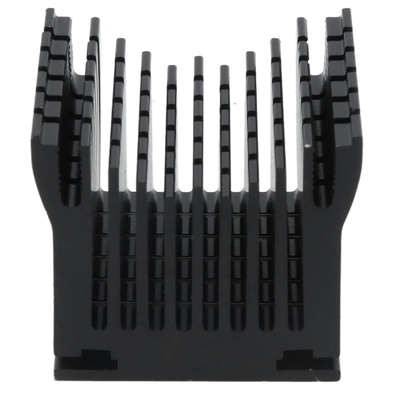 Premium Aluminium Heatsink Cooler Kit High Efficiency Cooling Solution with Anodized Surface for 3D Printer Motherboard and PC DIY Projects 2PCS 40x39x36mm (Black) - Image 5