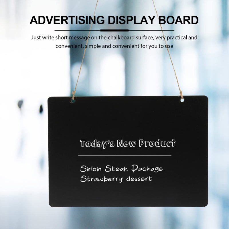 Double Sided Chalkboard Memo Sign Board Erasable Message Board For Home Wall Door Decoration - Image 4