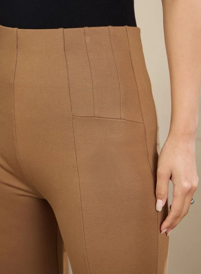 SASSAFRAS Sassafras Women Brown High Rise Skinny Pants